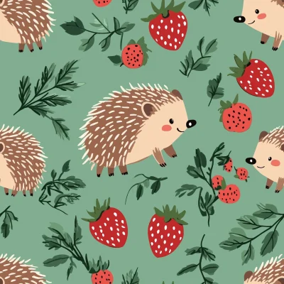 Adorable Hedgehog Pattern