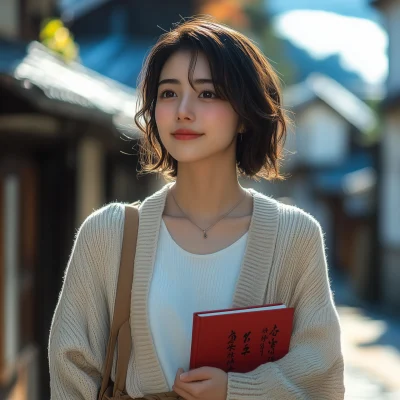 Japanese Student in Kyoto