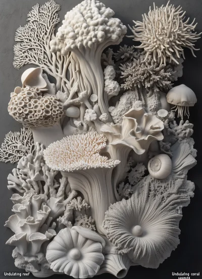 Undulating Coral Reef Relief