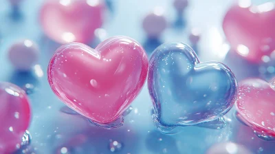 Glossy Hearts