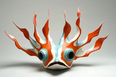 Nudibranch Inspired Mask