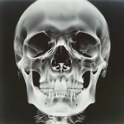 Skull Head Illustration