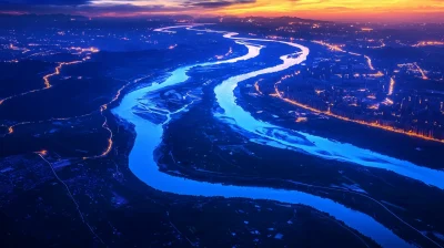 Meandering Yangtze River