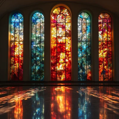 Stained Glass Church Window