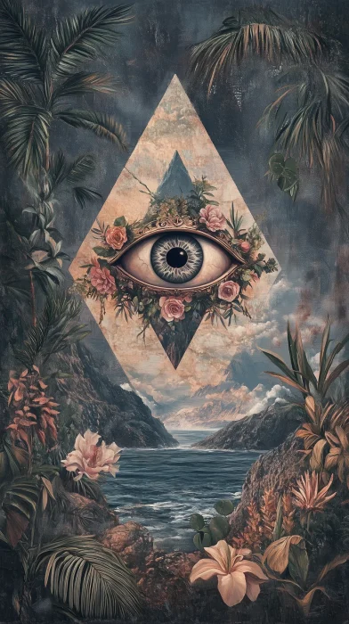 Elegant Vintage All Seeing Eye