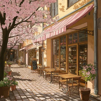 Charming European Scene