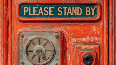 Vintage Stand By Sign