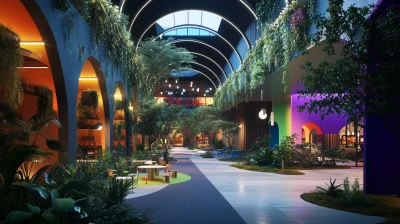 Modern Indoor Promenade