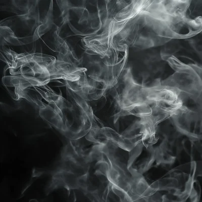 Gray Smoke Abstract