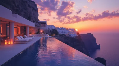 Sunset Serenity in Santorini