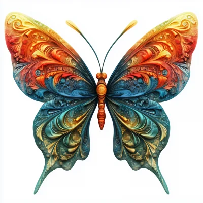 Fractal Butterfly Waves