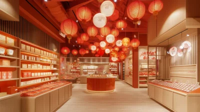 Elegant Chinese Creative Shop Interior