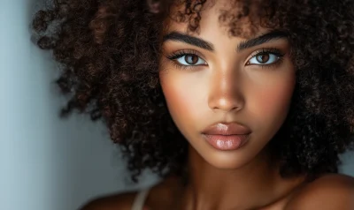 Beauty Shot of Black Woman