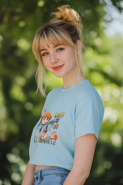 Young Woman at Convention