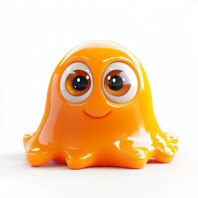 Cute Orange Slime