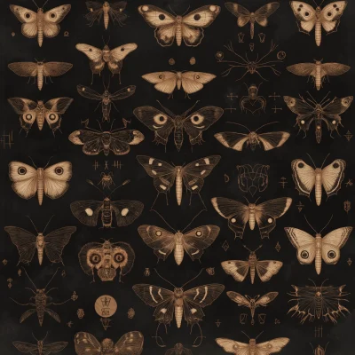 Moth Pattern Design