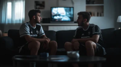 Beşiktaş Fans in a Cozy Setting