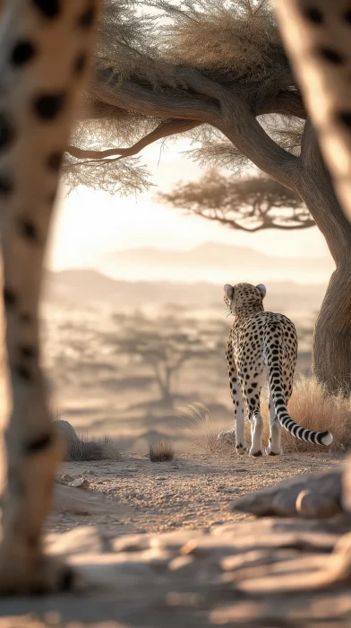 Cheetah in the Savannah