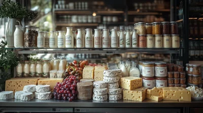 Modern Dairy Store Display