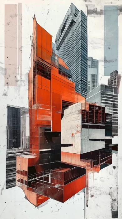 Cyberpunk Architecture Silkscreen