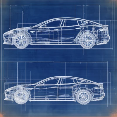 Tesla Blueprint Designs