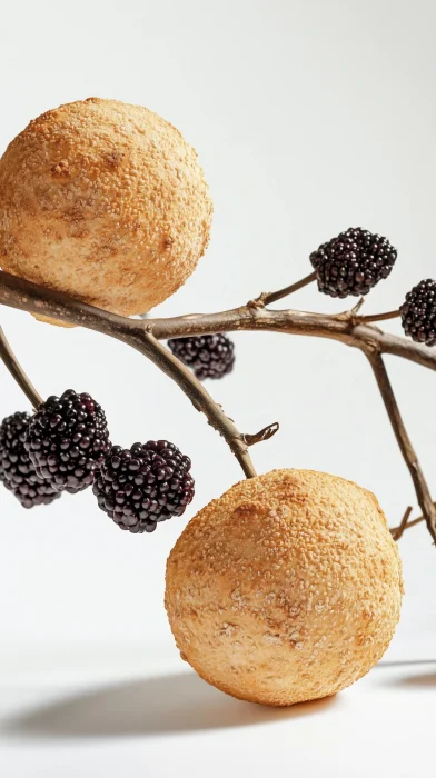 Minimalist Bread Still Life