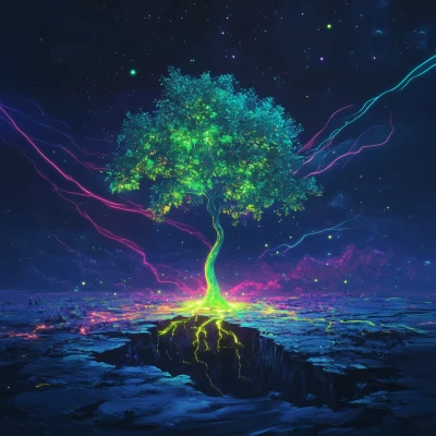 Bioluminescent Sapling