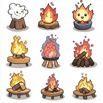 Minimalist Campfire Set