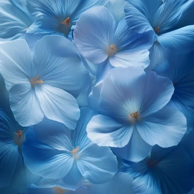 Magical Blue Flowers