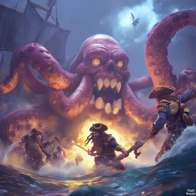 Pirates vs Kraken