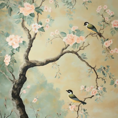 Spring Landscape Mural