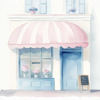 Pastel French Storefront