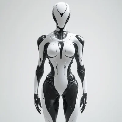 Futuristic Cybernetic Model