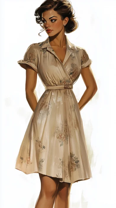 1950s Summer Dress Concept