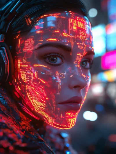 Futuristic Digital Human