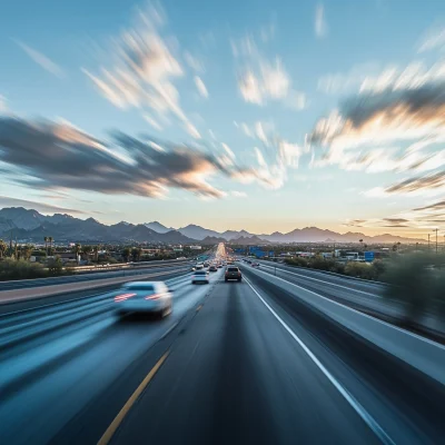 Freeway View in Phoenix