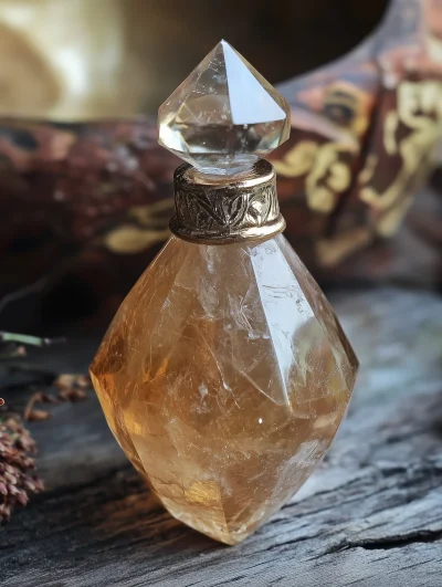 Muted Crystal Potion Bottle