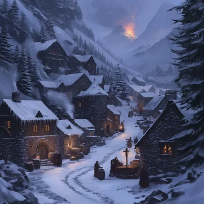 Dwarven Winter Village