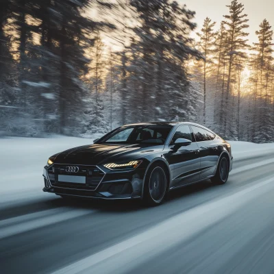 AUDI A7 on the Road