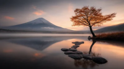 Majestic Fuji Mountain