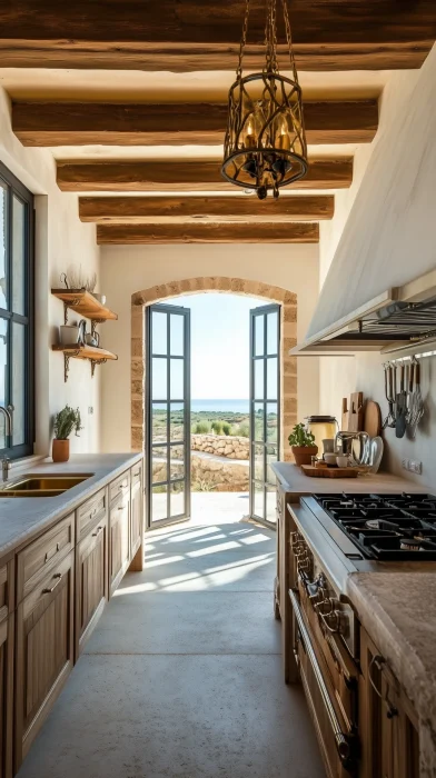 Luxurious Mediterranean Kitchen