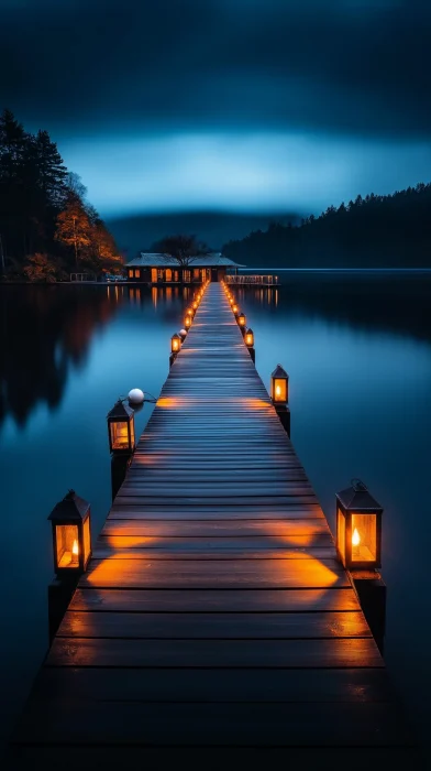 Cozy Lakeside Pier