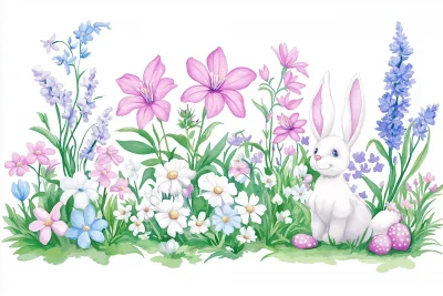 Cute Spring Flowers Clip Art