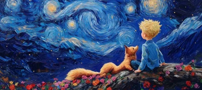 The Little Prince Under the Stars