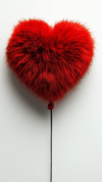 Furry Red Heart