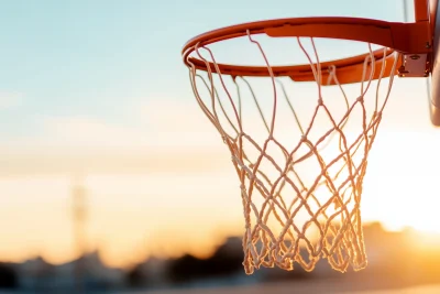 Sunset Basketball Hoop