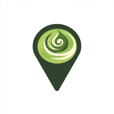 Map Pin Matcha Logo