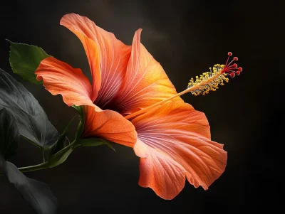 Realistic Hibiscus Flower