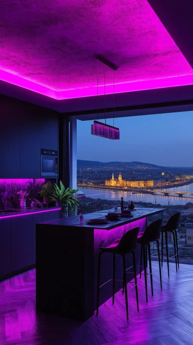 kitchen of a Budapest apartment