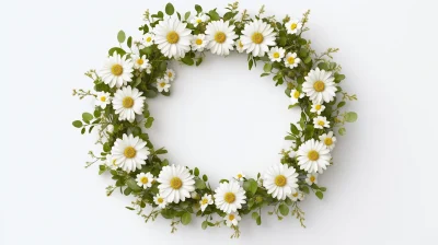 Daisy Wreath Arrangement